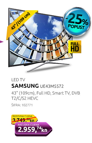 LED TV SAMSUNG UE43M5572