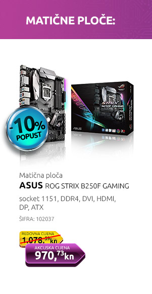 Matična ploča ASUS ROG STRIX B250F G