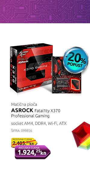 Matična ploča ASROCK Fatal1ty X370 Professional G