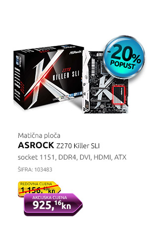Matična ploča ASROCK Z270 Killer SLI
