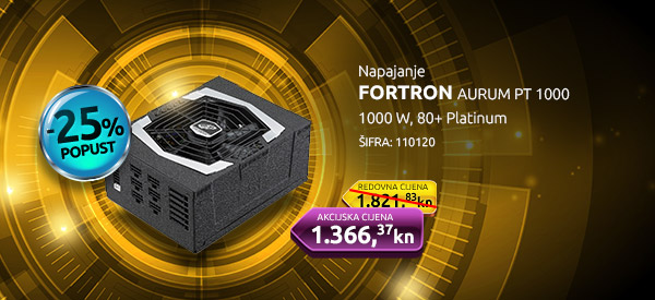 Napajanje FORTRON AURUM PT 1000