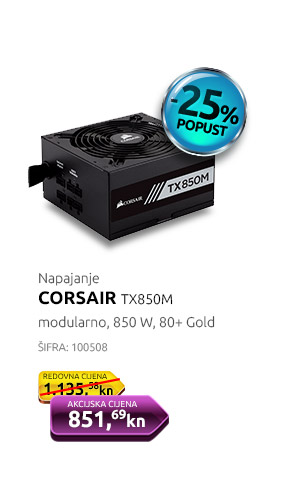 Napajanje CORSAIR TX850M