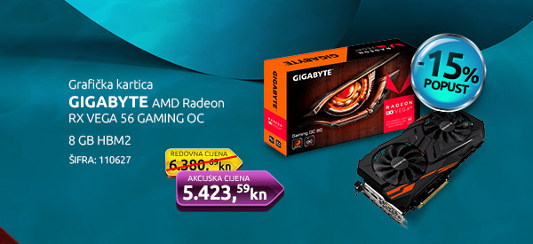 Grafička kartica GIGABYTE AMD Radeon RX VEGA 56 G OC