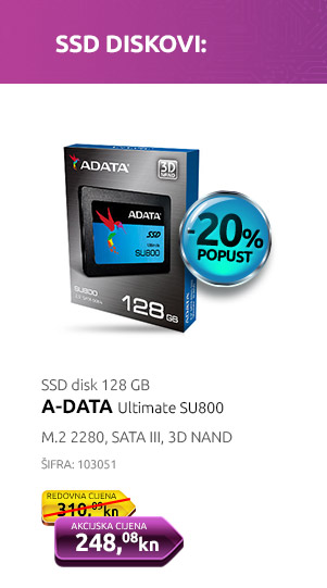 SSD disk 128 GB, A-DATA U SU800