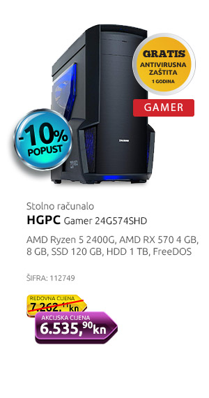 Stolno računalo HGPC Gamer 24G574SHD