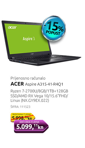 Prijenosno računalo ACER Aspire A315-41-R4Q1