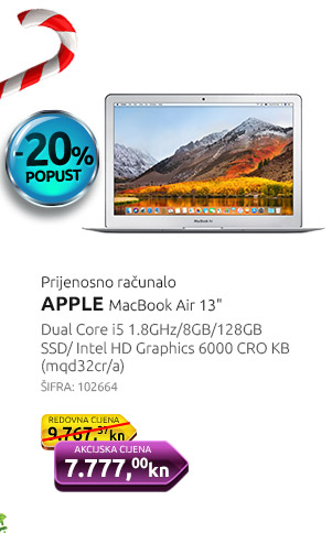 Prijenosno računalo APPLE MacBook Air 13&#34;