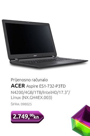 Prijenosno računalo ACER Aspire ES1-732-P3TD