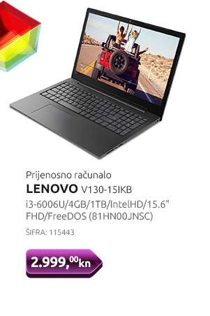 Prijenosno računalo LENOVO V130-15IKB