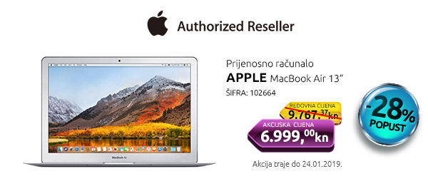 Prijenosno računalo APPLE MacBook Air 13&#34;