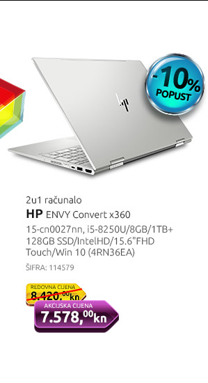 2u1 računalo HP ENVY Convert x360