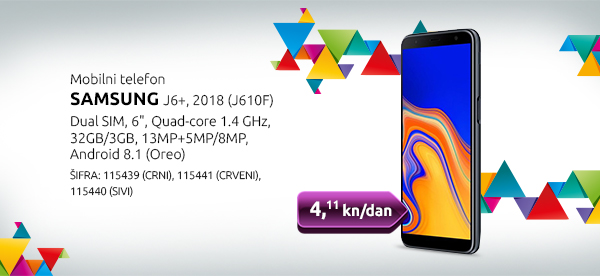 Mobilni telefon SAMSUNG J6+, 2018 (J610F)