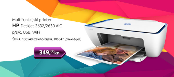 Multifunkcijski printer HP Deskjet 2632/2630 AiO
