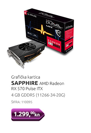 Grafička kartica SAPPHIRE AMD Radeon RX 570 Pulse ITX