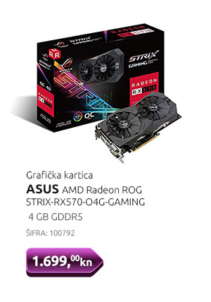 Grafička kartica ASUS AMD Radeon ROG STRIX-RX570-O4G-GAMING