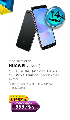 Mobilni telefon HUAWEI Y6 (2018)