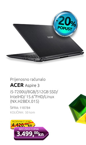 Prijenosno računalo ACER Aspire 3