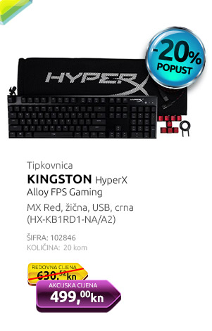 Tipkovnica KINGSTON HyperX Alloy FPS Gaming