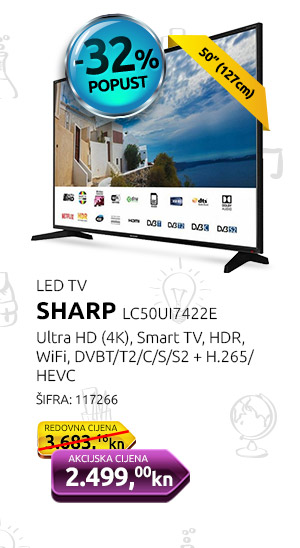 LED TV SHARP LC-50UI7422E