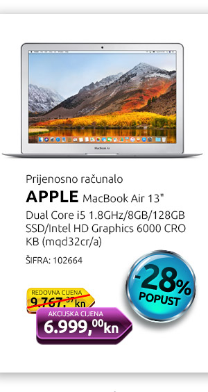 Prijenosno računalo APPLE MacBook Air 13&#34; (mqd32cr/a)