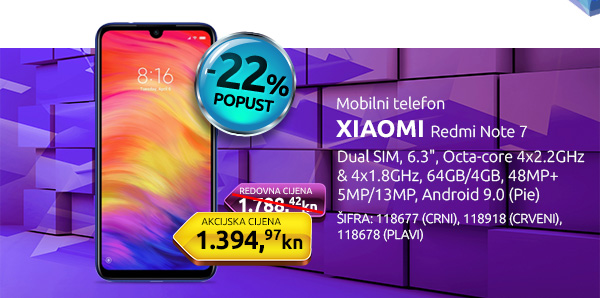 Mobilni telefon XIAOMI REDMI NOTE 7
