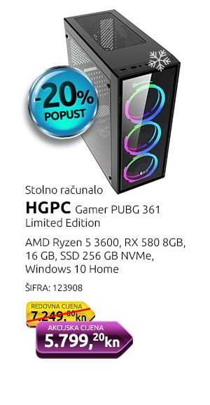 Stolno računalo HGPC Gamer PUBG 361 Limited Edition