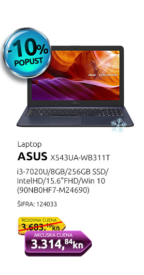 Laptop ASUS X543UA-WB311T
