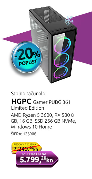 Stolno računalo HGPC Gamer PUBG 361 Limited Edition
