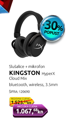 Slušalice + mikrofon KINGSTON HyperX Cloud Mix