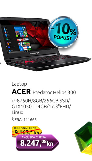 Laptop ACER Predator Helios 300