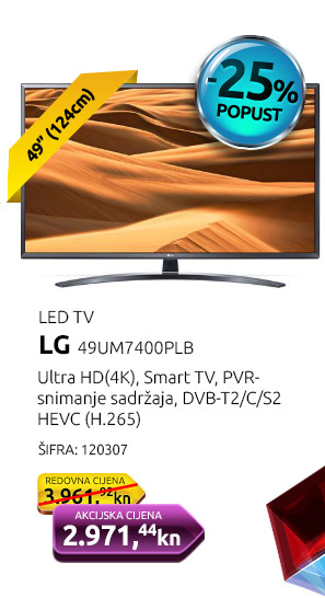 LED televizor LG 49UM7400PLB