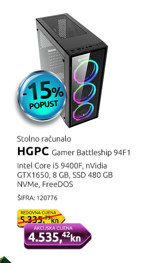 Stolno računalo HGPC Gamer Battleship 94F1