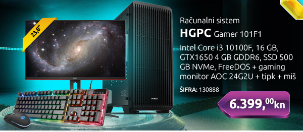 Računalni sistem HGPC Gamer 101F1